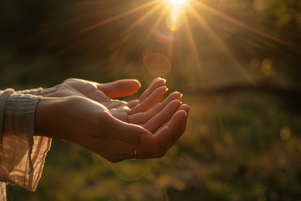 healing energy händer